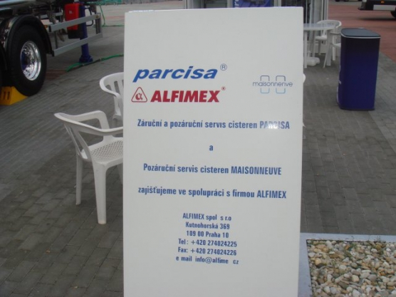 AUTOTEC Brno 2010, warranty and post-warranty service of tank trucks PARCISA